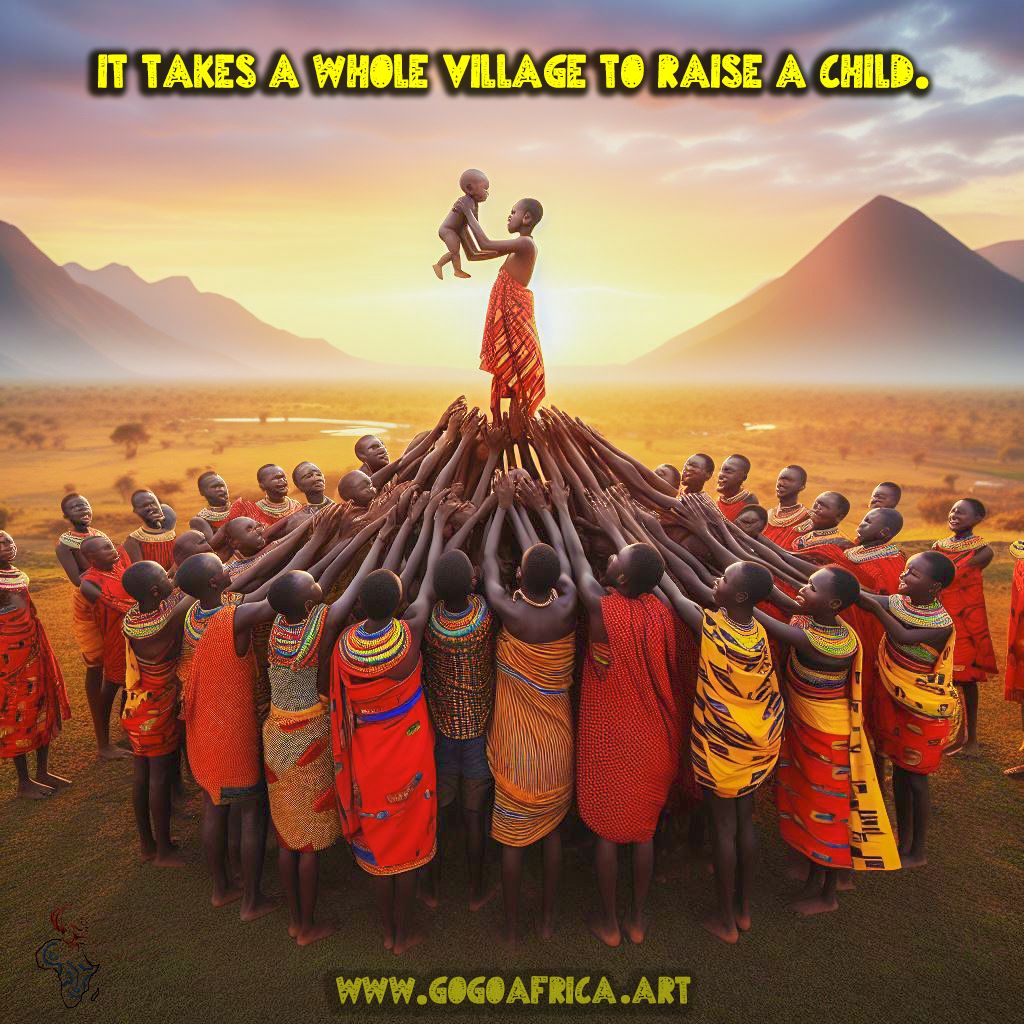 It takes a whole village to raise a child_www.GogoAfrica.ART.png